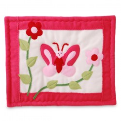 Rózsaszín pillangós textilkép
